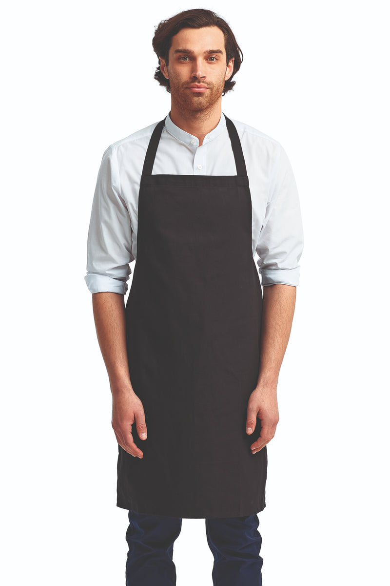 Organic Cotton Bib Apron (No Pockets) – ApronWarehouse