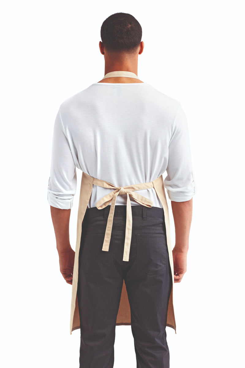 Natural Organic Cotton Bib Apron (No Pockets) – ApronWarehouse