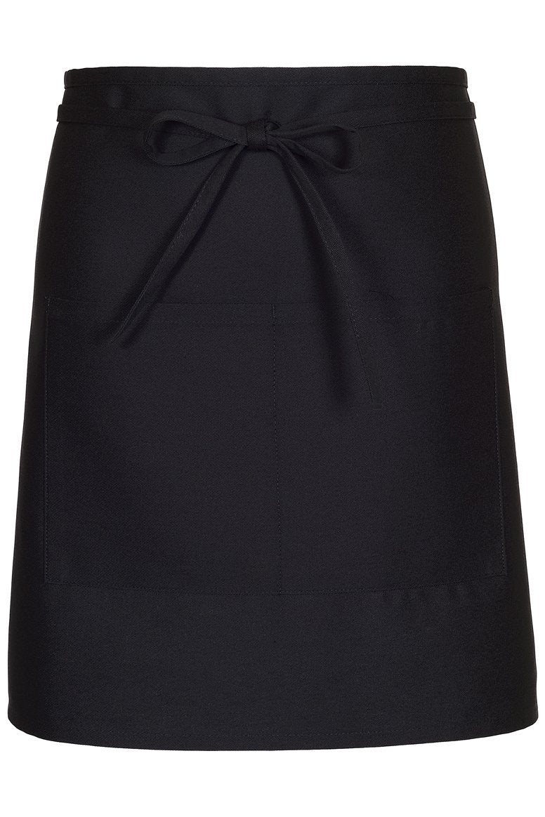 Black Half Bistro Apron (2 Pockets) – ApronWarehouse