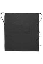 Charcoal Deluxe Full Bistro Apron (Center Divided Pocket)