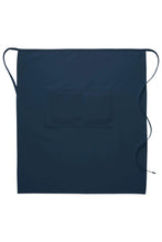 Navy Deluxe Full Bistro Apron (Center Divided Pocket)