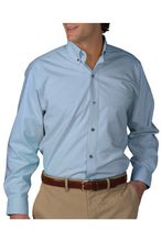 Men's Lightweight Long Sleeve Poplin Shirt - Blue