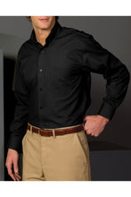 Men's Lightweight Long Sleeve Poplin Shirt - Black