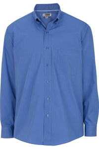 Men's Lightweight Long Sleeve Poplin Shirt - French Blue