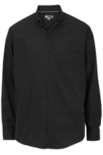 Men's Lightweight Long Sleeve Poplin Shirt - Black