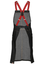 Berkeley Black Denim Bib Snap Apron