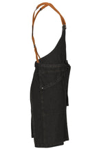 Berkeley Black Denim Bib Snap Apron