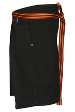 Berkeley Black Denim Half Bistro Snap Apron