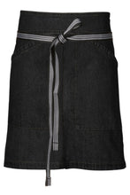 Berkeley Black Denim Half Bistro Snap Apron