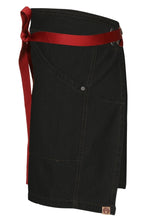 Berkeley Black Denim Half Bistro Snap Apron