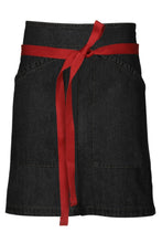 Berkeley Black Denim Half Bistro Snap Apron