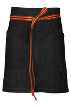 Berkeley Black Denim Half Bistro Snap Apron