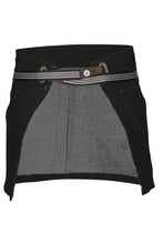 Berkeley Black Denim Waist Snap Apron