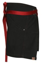 Berkeley Black Denim Waist Snap Apron