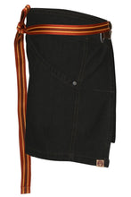 Berkeley Black Denim Waist Snap Apron