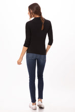 Women's Definity Black 3/4 Sleeve Shirt