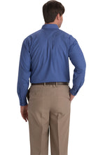 Men's Lightweight Long Sleeve Poplin Shirt - Blue