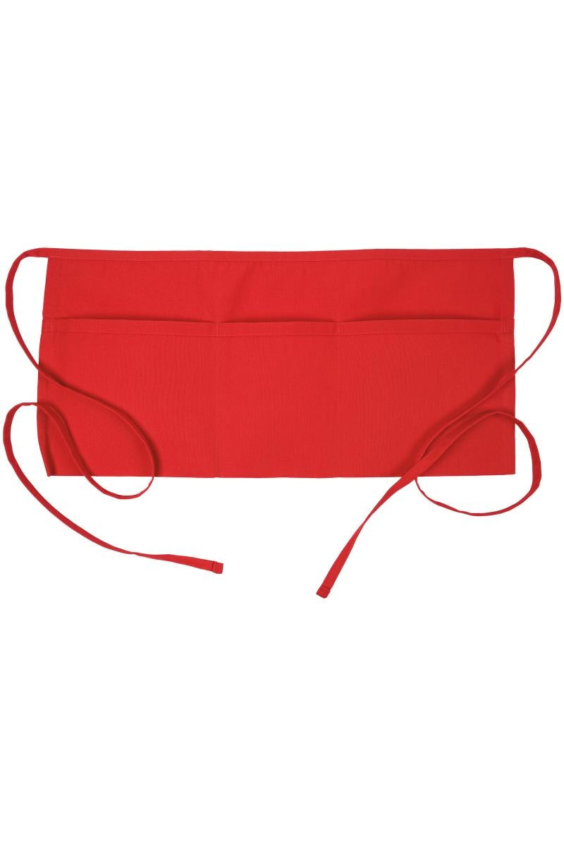 Red Waist Apron (3 Pockets)