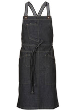 Berkeley Indigo Denim Bib Snap Apron