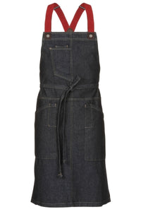 Berkeley Indigo Denim Bib Snap Apron