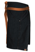 Berkeley Indigo Blue Denim Half Bistro Snap Apron