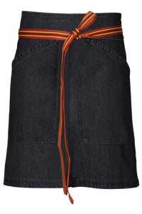 Berkeley Indigo Blue Denim Half Bistro Snap Apron