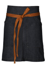 Berkeley Indigo Blue Denim Half Bistro Snap Apron