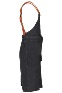 Berkeley Indigo Denim Chef's Bib Snap Apron