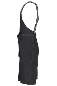 Berkeley Indigo Denim Chef's Bib Snap Apron