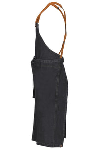 Berkeley Indigo Denim Chef's Bib Snap Apron