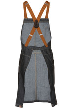 Berkeley Indigo Blue Denim Short Bib Snap Apron