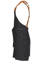 Berkeley Indigo Blue Denim Short Bib Snap Apron