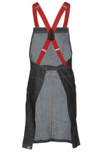 Berkeley Indigo Blue Denim Short Bib Snap Apron