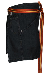 Berkeley Indigo Blue Denim Waist Snap Apron