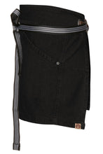 Berkeley Jet Black Denim Waist Snap Apron