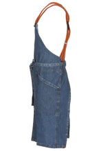 Berkeley Medium Blue Denim Bib Snap Apron