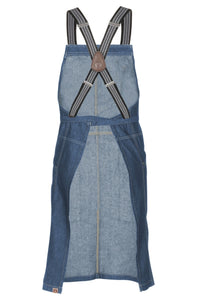 Berkeley Medium Blue Denim Bib Snap Apron