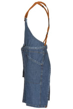 Berkeley Medium Blue Denim Bib Snap Apron