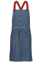 Berkeley Medium Blue Denim Bib Snap Apron