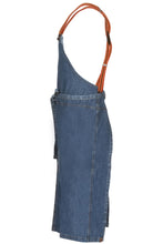 Berkeley Medium Blue Denim Chef's Bib Snap Apron