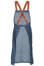 Berkeley Medium Blue Denim Chef's Bib Snap Apron