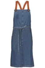 Berkeley Medium Blue Denim Chef's Bib Snap Apron