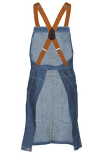 Berkeley Medium Blue Denim Short Bib Snap Apron