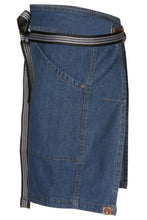 Berkeley Medium Blue Denim Half Bistro Snap Apron