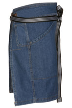 Berkeley Medium Blue Denim Half Bistro Snap Apron