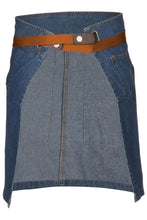 Berkeley Medium Blue Denim Half Bistro Snap Apron