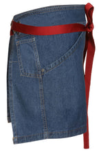 Berkeley Medium Blue Denim Waist Snap Apron