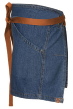 Berkeley Medium Blue Denim Waist Snap Apron