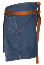 Berkeley Medium Blue Denim Waist Snap Apron