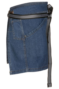 Berkeley Medium Blue Denim Waist Snap Apron